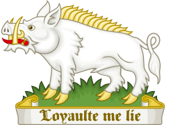 White Boar Badge of Richard III (Loyaulte Me Lie).