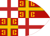 Flag of Romagna (Lega Nord) (Variant).svg