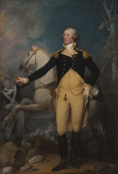 ملف:General George Washington at Trenton by John Trumbull.jpeg