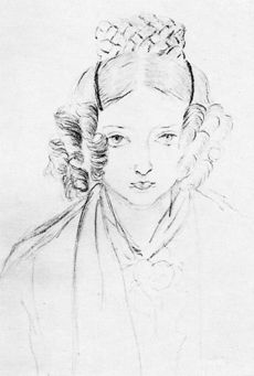 Victoria's sketch of herself