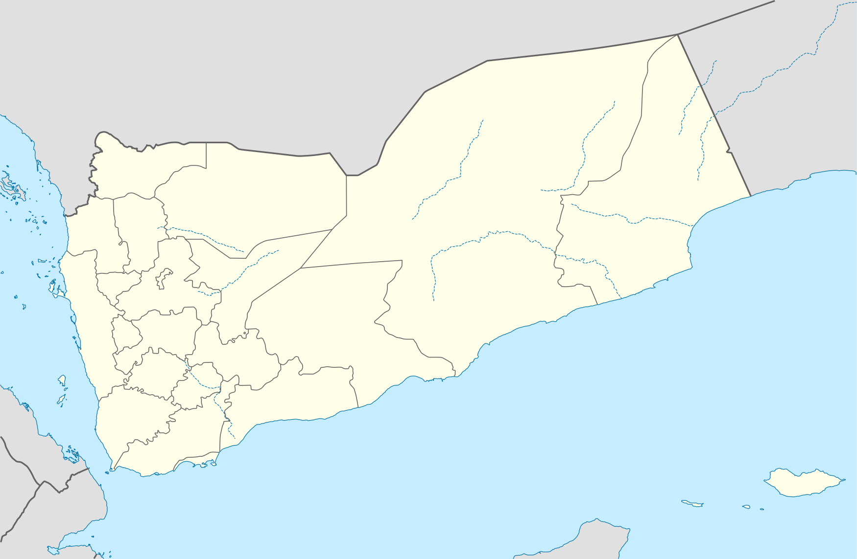 Yemen Insurgency detailed map is located in اليمن