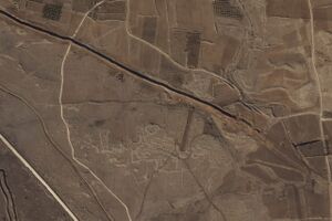 صور أقمار صناعية التقطتها شركة Planet Labs PBC في 5 نوفمبر 2024 ونشرتها وكالة أسوشيتد برس للحدود الإسرائيلية السورية