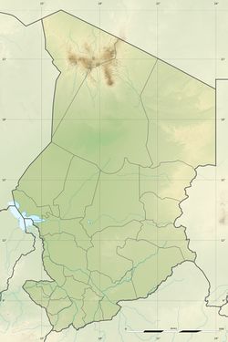 هضبة إنـِّدي is located in Chad