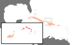 موقع جزر تركس وكيكوس في الكاريبي.