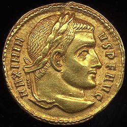 Coin portrait of Maximinus