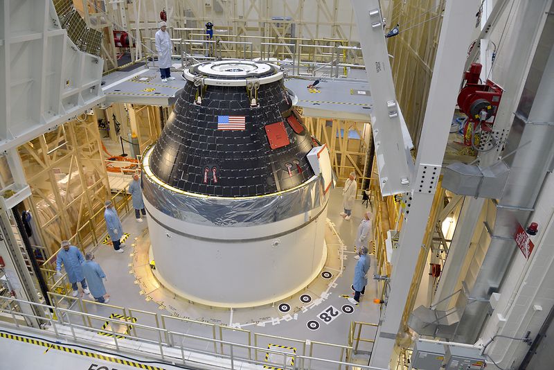 ملف:Orion's First Crew Module Complete.jpg