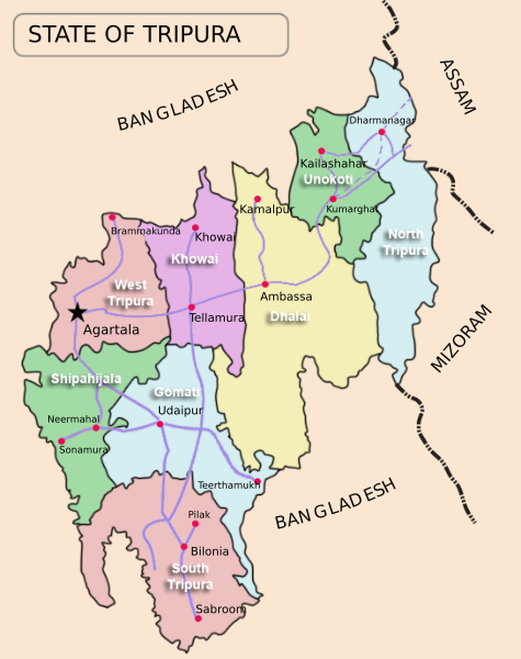 ملف:Tripura-district-map.svg