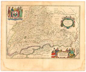 Russia vulgo Moscovia, Atlas Maior, 1645