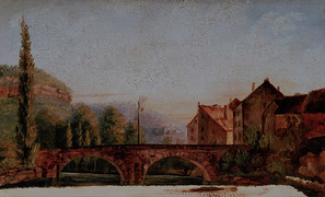 Gustave Courbet, Le Pont de Nahin (1837).