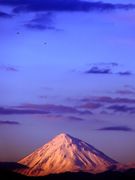 Mount Damavand, 5,610 m, the highest point in the Middle East