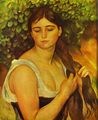 فتاة تضفر شعرها (Suzanne Valadon), 1885