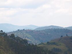 Landscape near the Burundi border