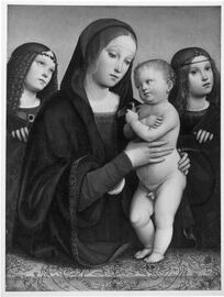 Madonna with Angels c. 1495, Munich