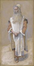 موسى، ألوان مائية، 1896–1902.