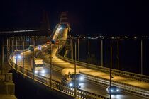 حركة المرور على جسر القرم، عرض في اتجاه كرچ.