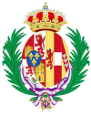 Coat of Arms of Maria Christina of Austria, Queen Consort of Spain.svg