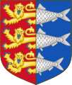 Arms of Great Yarmouth, Norfolk, first recorded mid-15th century