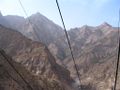 View from cable car, Helan Mountains, Ningxia.