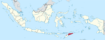 Location of East Timor Province