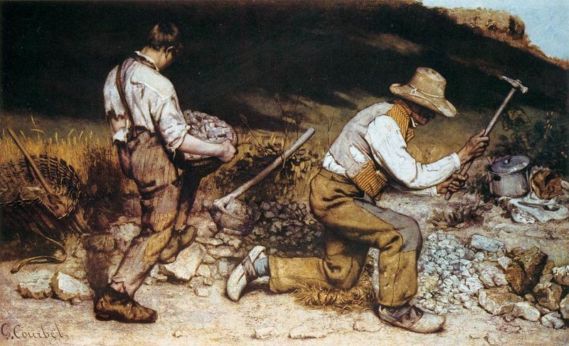 ملف:Gustave Courbet - The Stonebreakers - WGA05457.jpg