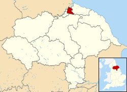 Shown within North Yorkshire