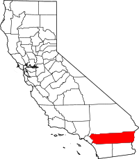 Location in the state of California
