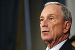 New York Mayor Michael Bloomberg speaks to the media during a news conference about preparations for Hurricane Sandy in New York.