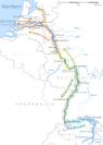 خريطة نهر الراين