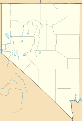 Location map USA Nevada