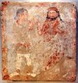 Worshipper before Zeus–Serapis–Ohrmazd (Bactria, 3rd century AD)