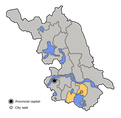 حدود مدينة ووشي في جيانگ‌سو