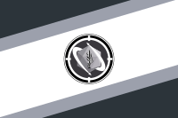 Flag of the Israeli Army (Land Arm) Gray.svg