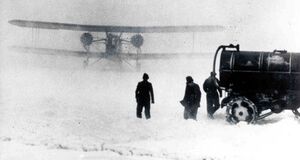 Keystone B-6 twin-engine airmail plane in snow storm, 1920.jpg