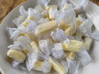 Durian pastillas (durian candy) from the Philippines