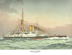 HMS Victoria (1887) William Frederick Mitchell.jpg