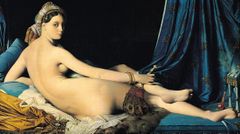 『グランド・オダリスク』、裸婦画