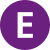 Línea E (SBASE) bullet.svg