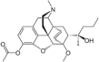 Chemical structure of Acetorphine.