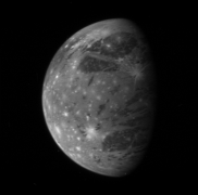 New Horizons' view of Ganymede