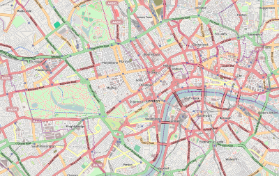 Location map Central London