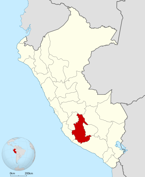 ملف:Peru - Ayacucho Department (locator map).svg