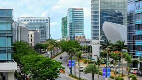 View of Iloilo Business Park in Mandurriao district