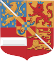 Arms of Justinus van Nassau.[3]