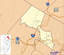 الشلالات الكبرى (نهر پاسيك) is located in Passaic County, New Jersey