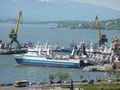 Seaport in the Downtown of the Petropavlovsk-Kamchatsky
