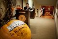 Entrance to the White House Mess, decorated for Halloween.