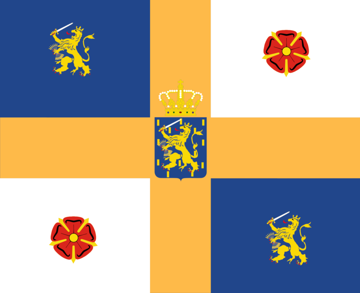 ملف:Standard of Bernhard of Lippe-Biesterfeld as Royal consort of the Netherlands.png