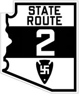 Arizona state highway marker (1927)