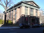McLevy Hall, built 1854, 3 stories, the original Bridgeport City Hall and County Courthouse. Renamed after Mayor McLevy.