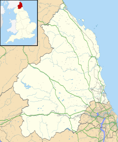 بليذ is located in Northumberland